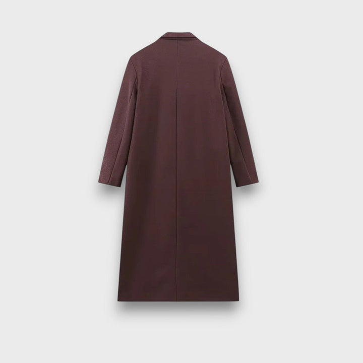 Oslaine | Maximalist Wool Coat With Masculine Silhouette