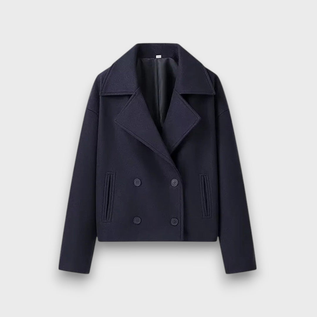 Pinalle | Short Coat With Notched Collar