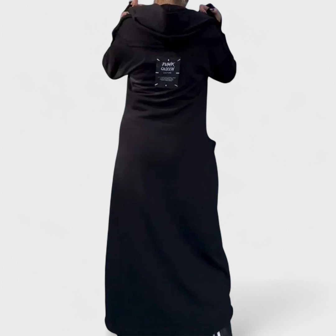 Mana | Long Hooded Zip-Up Sweatshirt in Lightweight, Breathable Fabric