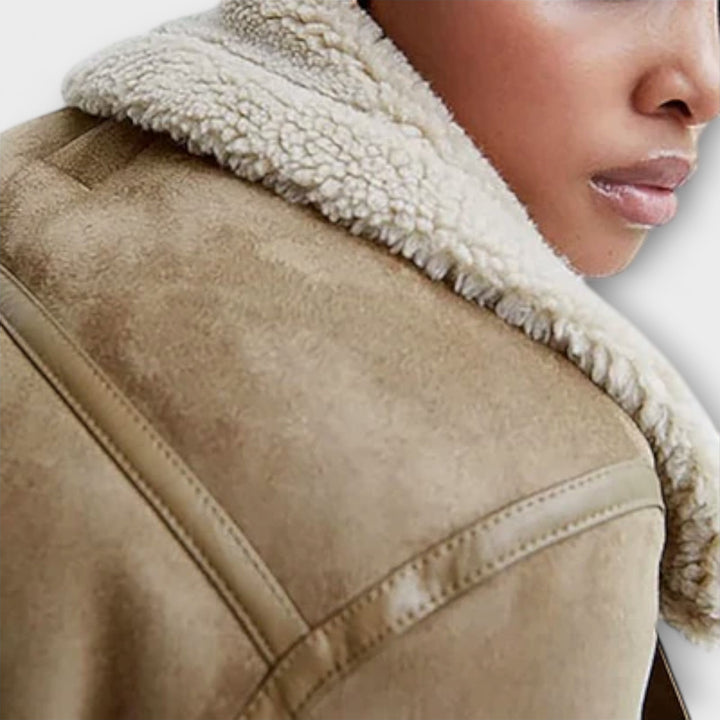 Aurora | Aviator Shearling Jacket