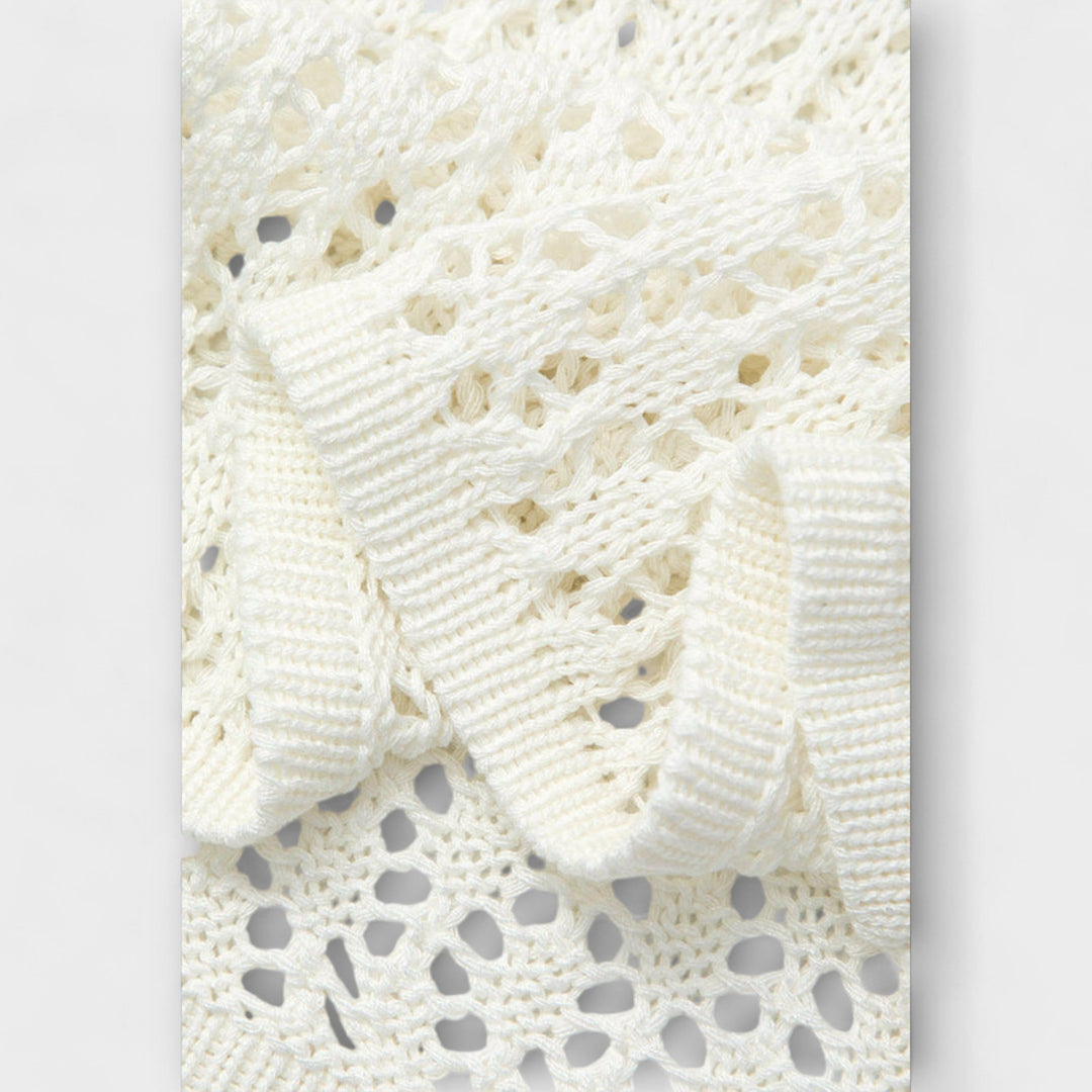 Anne - White Luna Beach Dress