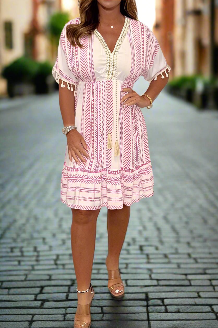 Magdalena | Chic Printed Dress