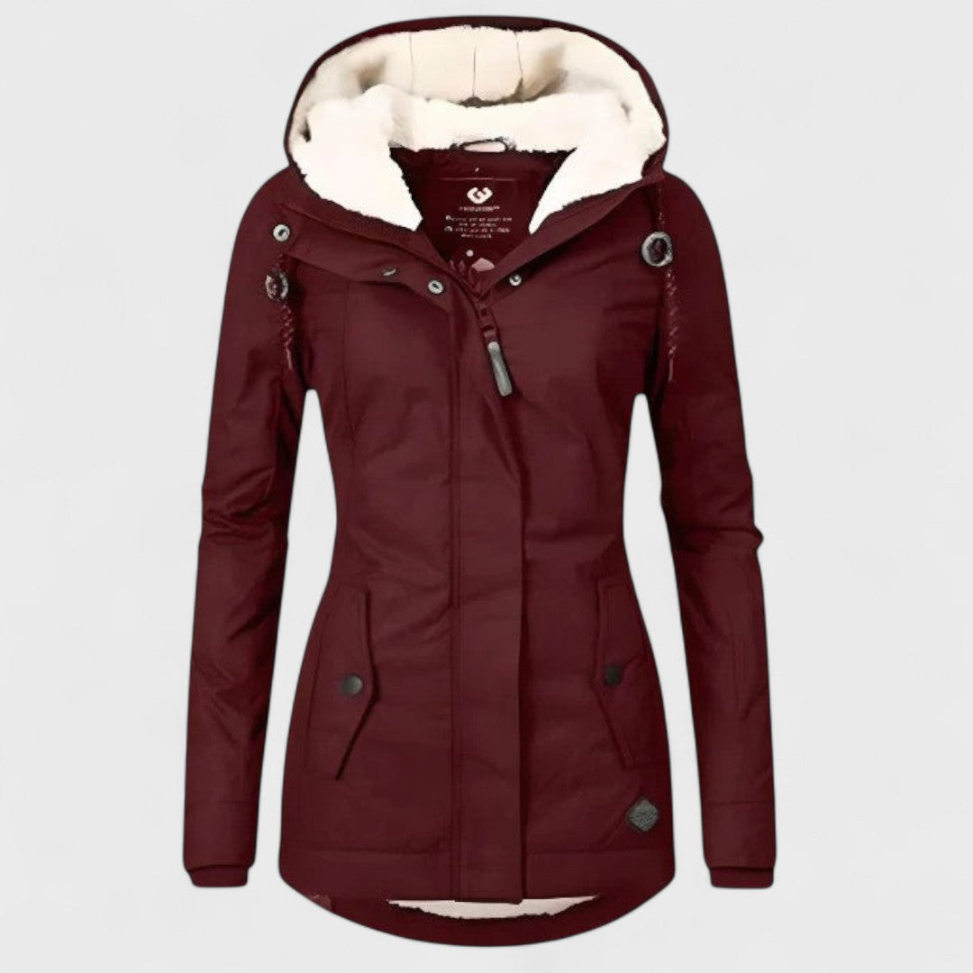 Amélie | Waterproof Winter Jacket with Hood