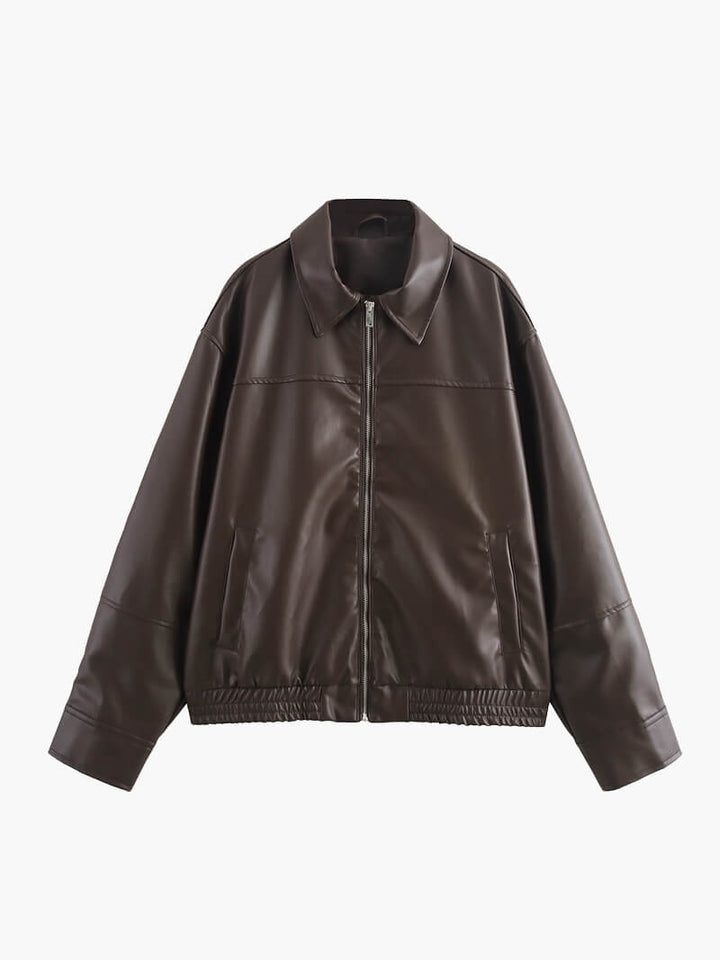 Lilli | Synthetic Leather Jacket