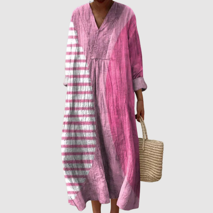 Ariana | Blush Horizon Midi Dress