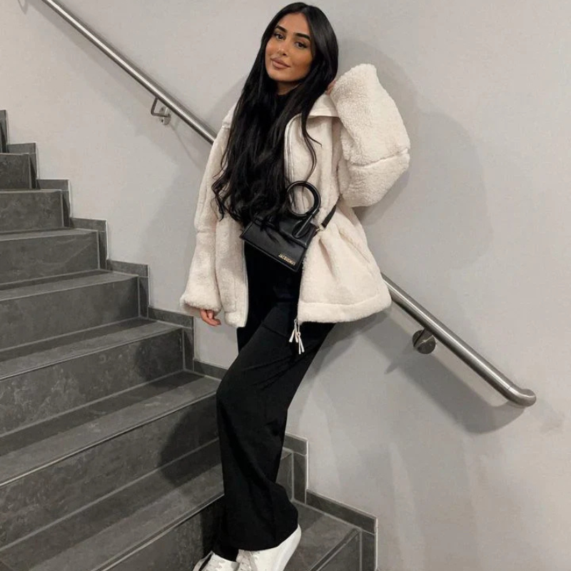 Milava™ | Soft Teddy Jacket