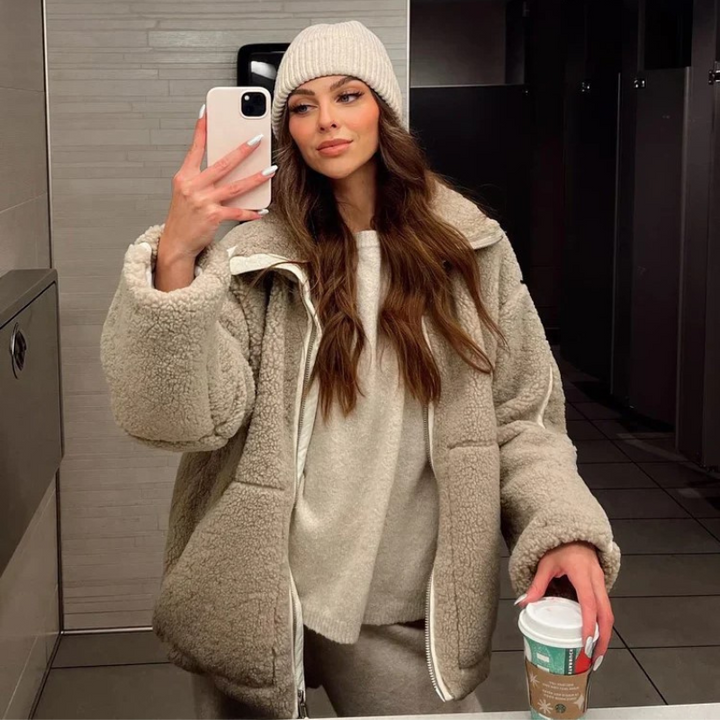 Milava™ | Soft Teddy Jacket