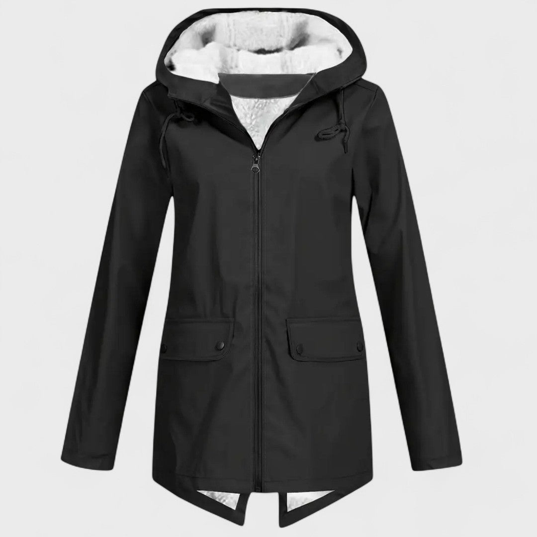 Astrid | Fleece-Lined Rain Parka
