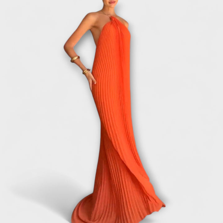 Poppy - Stylish Dress with Pleated Neckline